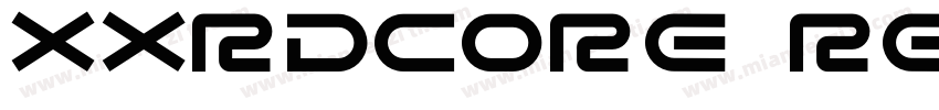 Xxrdcore Regular字体转换